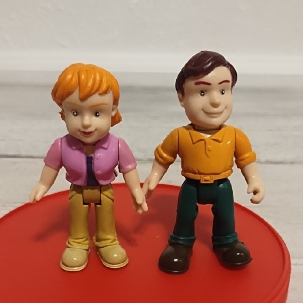 Fisher-Price Playset Figures - Pink and Orange